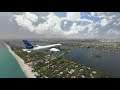 jetBlue A320 | landing at stormy Palm Beach Florida | FS 2020