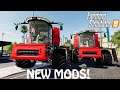 NEW MODS in Farming Simulator 2019 | BRAND NEW CASE IH COMBINE | PS4 | Xbox One