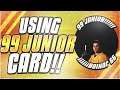 NHL 21 HUT USING A 99 OVERALL JUNIOR PLAYER CARD!