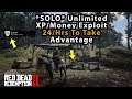 *SOLO* Unlimited XP/Money Exploit 24/Hrs To Take Advantage in Red Dead Online