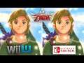 The Legend of Zelda: Skyward Sword Nintendo Switch VS Wii Graphics Comparison Gameplay [1080P] HD