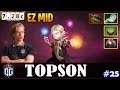 Topson - Invoker | EZ MID with Insania (BH) | 7.28c Update Patch | Dota 2 Pro MMR Gameplay #25