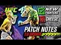 UFC 4 Patch Notes 7.0 | Things you must know |  Did this make the game better?!?