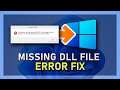 Windows 11 - How To Fix Missing DLL Files Error