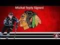 Blackhawks Sign Michal Teply to ELC