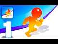 Blob n Giant Blob Clash Runner 3D - Gameplay Android, iOS - Parte 1 ( Lv 1 - 5 )