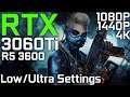 Call of Duty: Warzone | RTX 3060 Ti + Ryzen 5 3600 | DLSS 2.0 | Low vs. Ultra | 1080p 1440p 4K