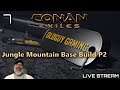 Conan Multiplayer Server | E7 Jungle Mountain Base Build P2