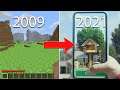 Evolution of Minecraft Games (2009-2021)