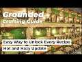 Grounded Crafting Guide - Website Update | Hot and Hazy Update 0.11.0