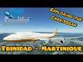 Microsoft Flight Simulator LIVE | Trinidad to Martinique (TTPP-TFFF) | Full Flight | 747-400 MOD |