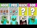 Minecraft Battle: ZOMBIE MUTANT CRAFTING! NOOB vs PRO vs HACKER vs GOD in Minecraft Animation