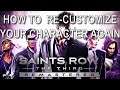Saints Row The Third Remastered How To Re-Customize Your Character (SR3 Remastered Re-Customization)