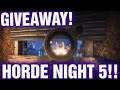 SURVIVE THE NIGHTS GIVEAWAY CHALLENGE HORDE NIGHT 5 !!