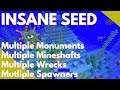The Best Minecraft Seed? Two Ocean Monuments 2 Mineshafts: Minecraft World Seed for Java (Avomance)