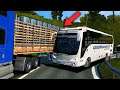 ¡TRACTO MULA SE LLEVA POR DELANTE A BUSETA!  | Euro Truck Simulator 2