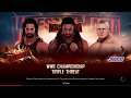 WWE 2K20 Brock Lesnar VS Seth Rollins,Roman Reigns Triple Threat Match WWE Title