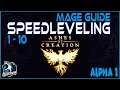 Ashes of Creation Alpha 1 Speedleveling guide - Mage 1 - 10 in 3 hours Walkthrough.