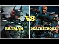 Batman Puts Deathstroke Behind Bars PS4 Gameplay - Arkham knight