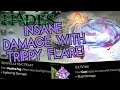 Beowulf with Trippy Flare dealing THOUSANDS of damage at once! /Hades v1.0/