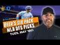 DRAFTKINGS MLB PICKS TUESDAY 5-18-21 | The Daily Fantasy 6 Pack