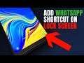 How to Add WhatsApp Icon to Lock Screen On Android