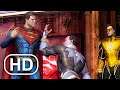 JUSTICE LEAGUE Superman Takes Sinestro Ring From His Finger Scene 4K ULTRA HD - Injustice Cinematic