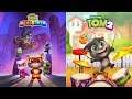 My Talking Tom 2 vs Talking Tom Hero Dash Android Gameplay #1