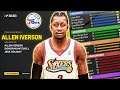 NBA 2K21 NEXT GEN ALLEN IVERSON BUILD - 2-WAY SCORING MACHINE DEMIGOD! 99 BALL HANDLE & 99 STEAL!!