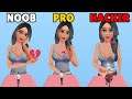 NOOB vs PRO vs HACKER in Lover Run!