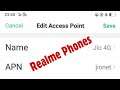 Realme C1 - Default APN Settings - Access Point Name Settings || Apn problem solve