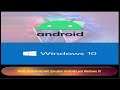 # Retro&Android #1 :Amulator Androida pod WIndows 10
