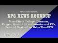 RPG News Roundup (11-7-2020)