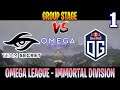 Secret vs OG Game 1 | Bo3 | Groupstage OMEGA League Immortal Division | DOTA 2 LIVE