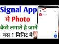 signal app par apna photo kaise lagaye | Signal App Pe Dp Kaise Lagaye