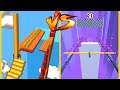 Stair Run Vs Roof Rails : Gameplay Walkthrough Part 2 - Level 1-9999 Unlock All Level (iOS, Android)