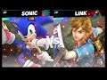 Super Smash Bros Ultimate Amiibo Fights   Request #4055 Sonic vs Link