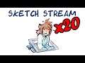 Twokinds 2020.12.06 Sketch Stream x20