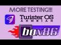 Yet another RANDOM testing of BOX86 on TwisterOS Armbian