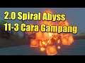 2.0 Spiral Abyss Lantai 11-3 Tips dari Wuatauw (4-Star only) - Genshin Impact Indonesia