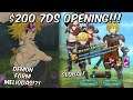 $200 Hero Crystal Opening! - Multi SSR Summon?! - Seven Deadly Sins: Grand Cross Global Launch!