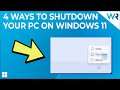 4 easy ways to Shutdown or Restart your Computer on Windows 11