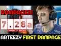 ARTEEZY FIRST RAMPAGE in New 7.28a Patch Dota 2
