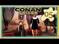 CONAN EXILES Monturas gameplay español 🐴05 Campamento mano negra, negra negra!