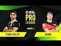 CS:GO - Team Vitality vs. Heroic [Nuke] Map 3 - Group B - ESL EU Pro League Season 10