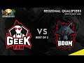 Geek Fam vs Boom Esports Game 2 (BO2) ESL One Los Angeles 2020 SEA Closed Qualifier