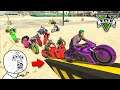 GTA V Online: A TRILHA para o LUGAR ESTRANHO de MOTO TRON!!!