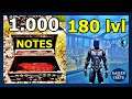 How to collect 1000 notes and reach 180 max level! - Ark: Survival Evolved