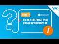 How to fix the NET HELPMSG 2182 error
