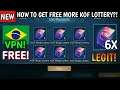 HOW TO GET FREE KOF BINGO LOTTERY  6X USING (BRAZIL VPN?) |LEGIT!| IN MOBILE LEGENDS 2021